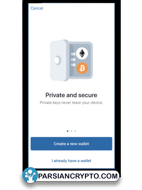 Installing Trust wallet 1