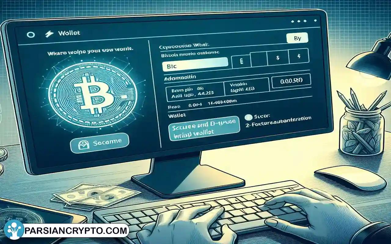 آموزش ساخت کیف پول بیت کوین