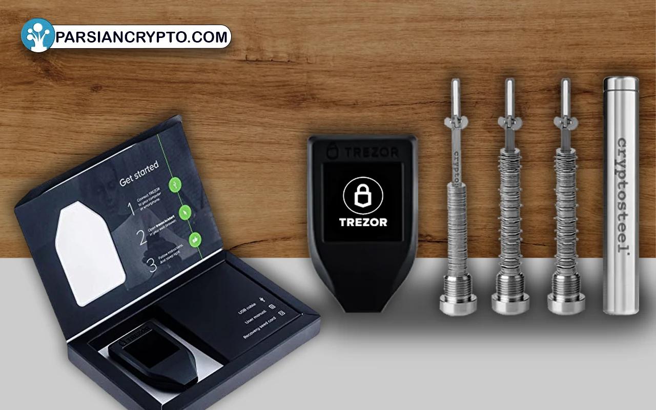 انواع مدل های Trezor wallet