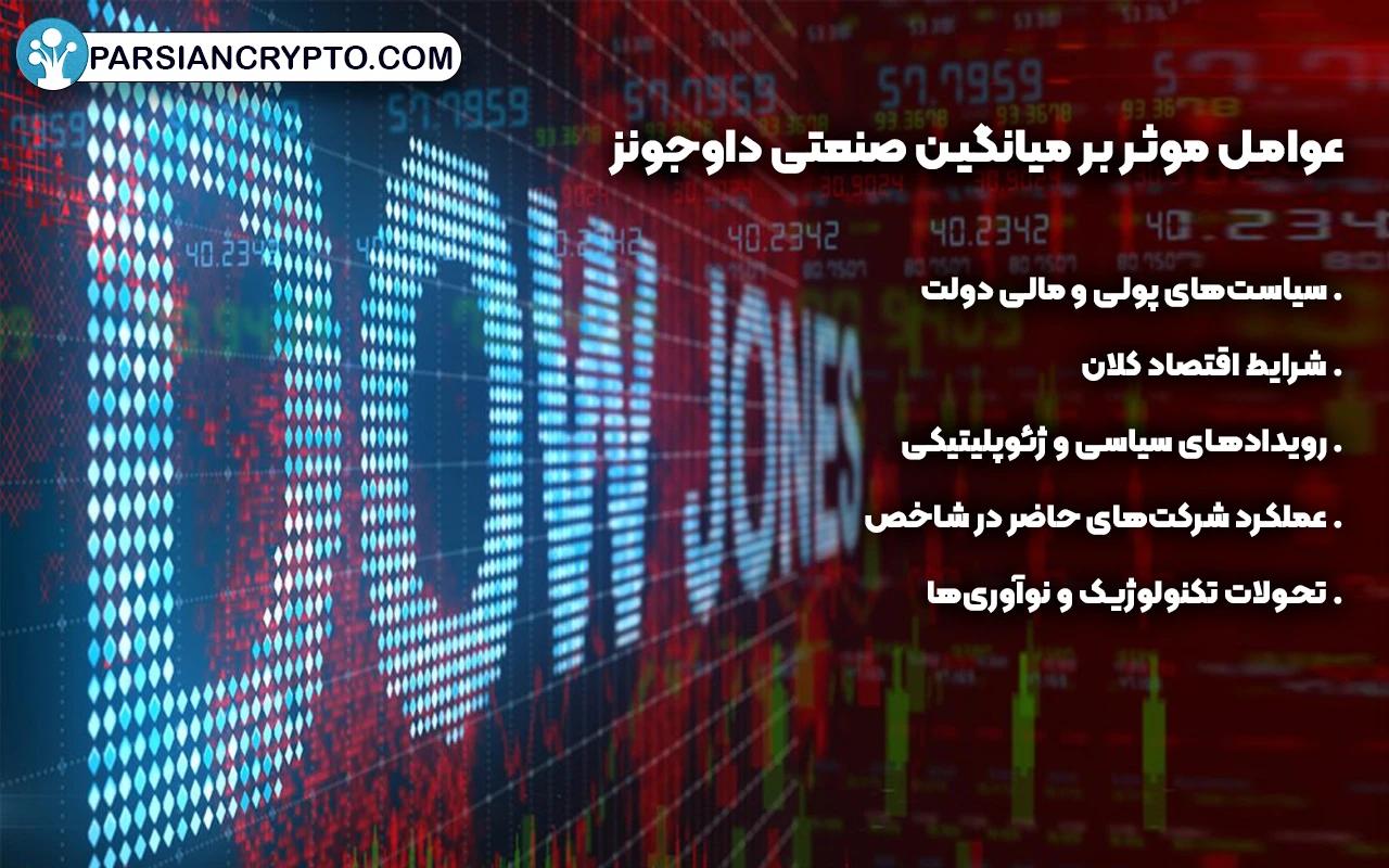 عوامل موثر بر میانگین صنعتی داوجونز