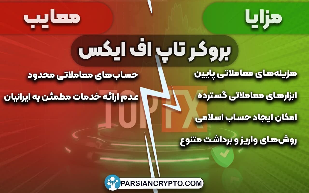 مزایا و معایب بروکر تاپ اف ایکس