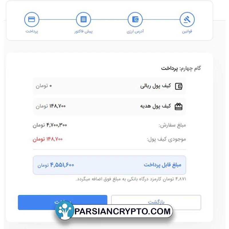 آموزش خرید اتریوم در تراست ولت12