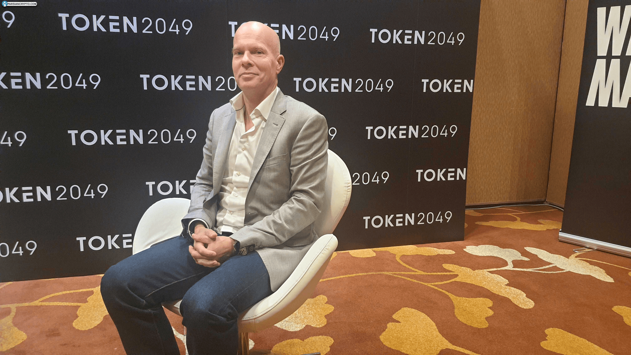 گفتگو گرونگر با کوین تلگراف در TOKEN2049 سنگاپور