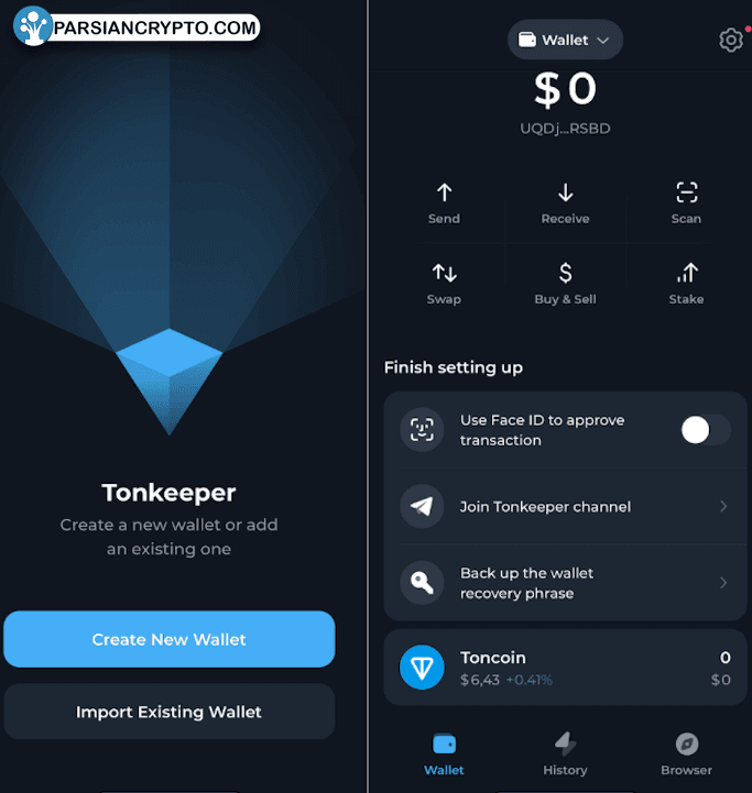 Tonkeeper wallet