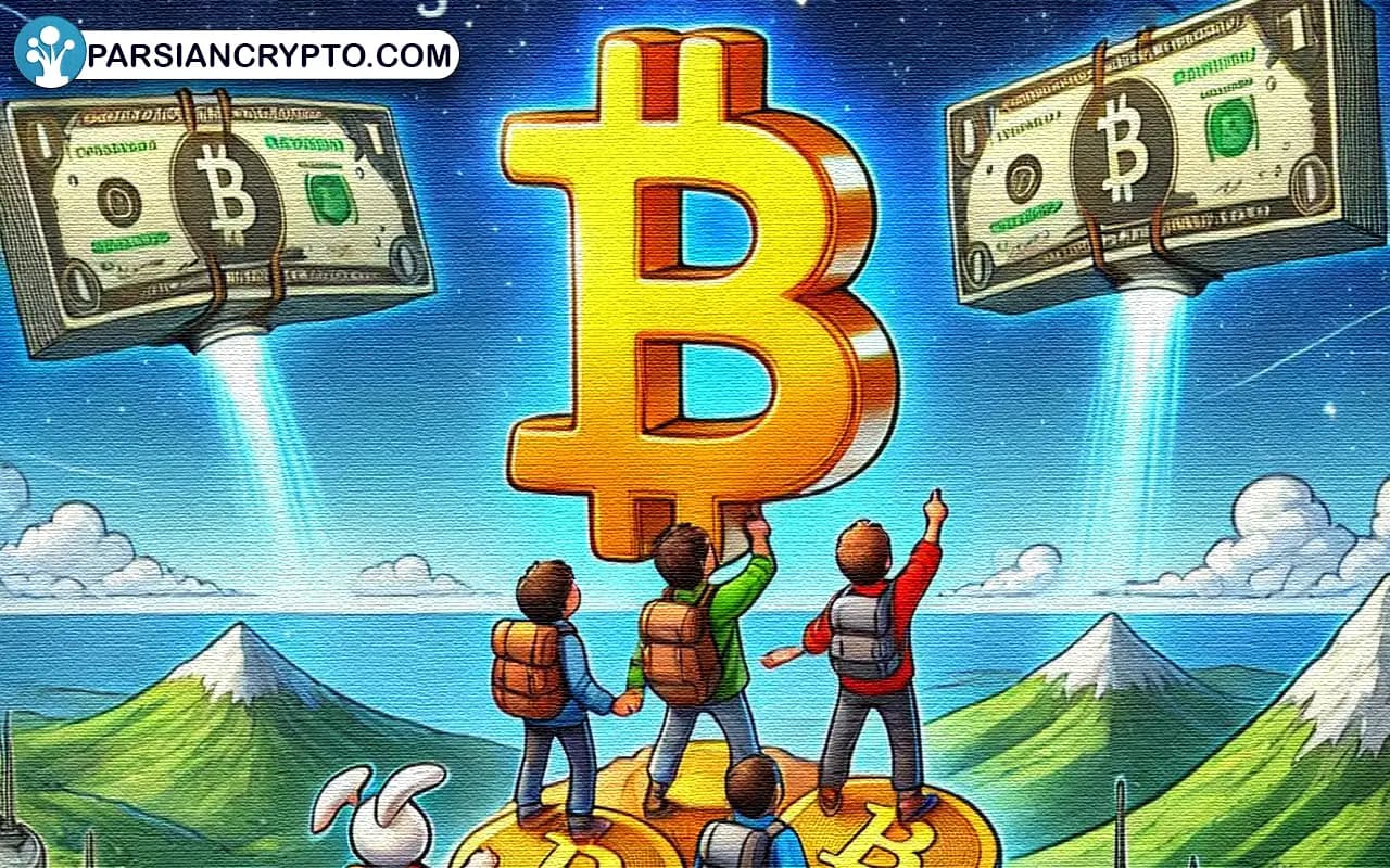 جهش ناگهانی بیت‌کوین! قیمت به آستانه شش رقمی نزدیک می‌شود عکس