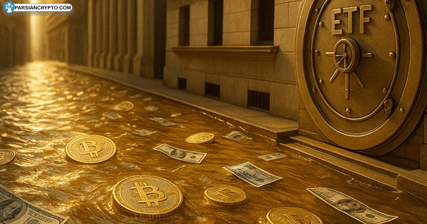 بیت کوین ETF درخشش کرد؛ جذب ۳۹۵ میلیون دلار در ۴ روز معاملاتی! عکس