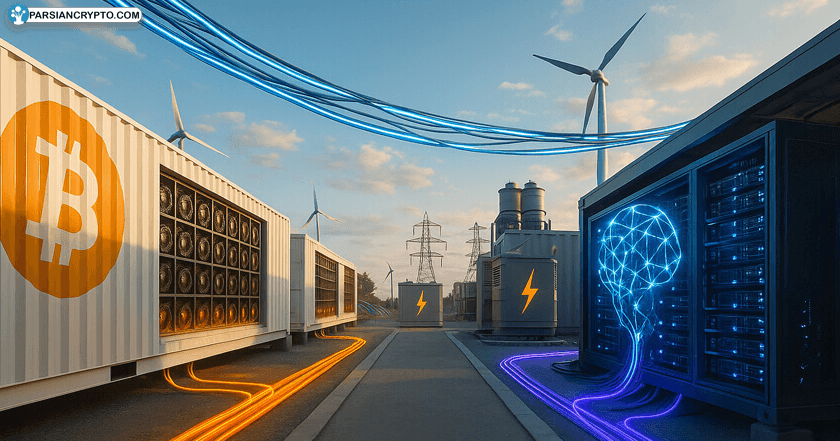 آیا ماینرهای بیت کوین به مراکز هوش مصنوعی تبدیل می‌شوند؟ عکس