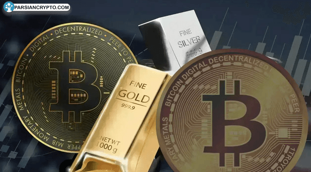 آیا بیت کوین می‌تواند با وجود طلای رکوردشکن، دوباره صعود کند؟ عکس