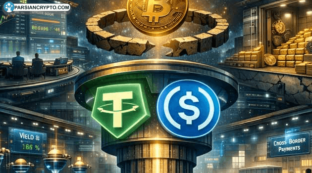 استیبل‌کوین‌ها تا ۲۰۲۵ کنترل بازار؛ تغییرات شگفت‌انگیز کریپتو! عکس