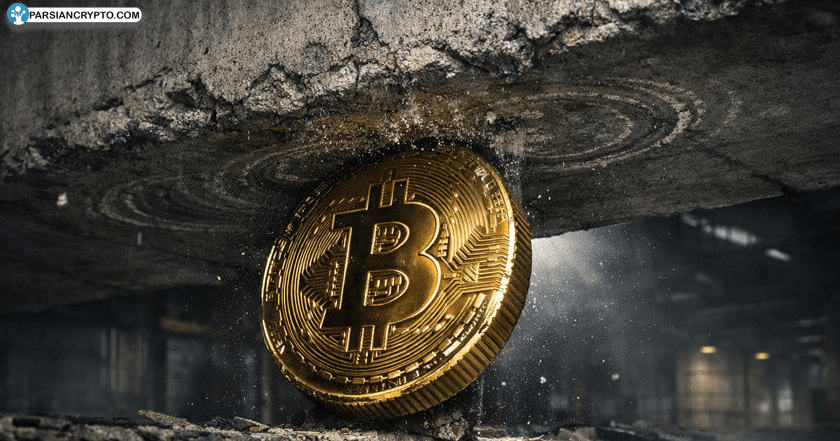 بیت کوین به سد روانی $۷۱,۵۰۰ نزدیک می‌شود تا بالاخره شکست یا جهشی تازه را تجربه کند! عکس