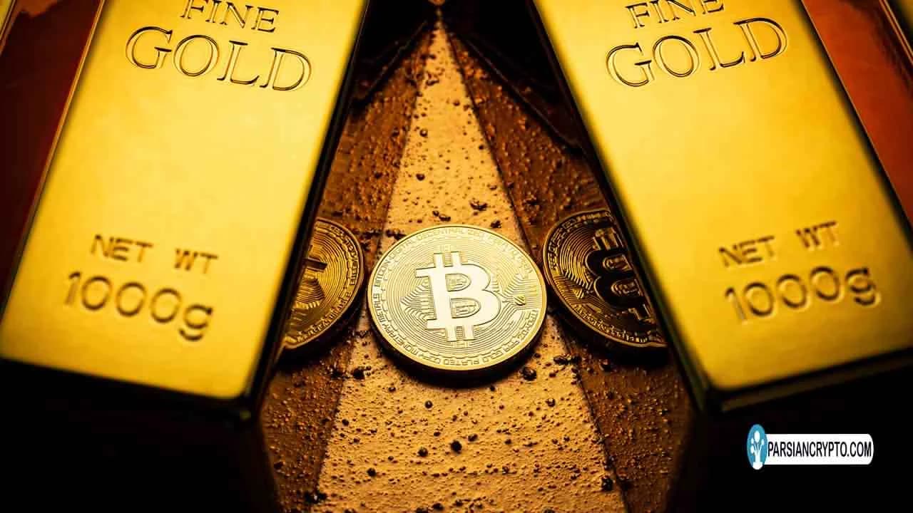 تحلیل بلومبرگ: در سال ۲۰۲۴، طلا از بیت کوین جلو میزند عکس