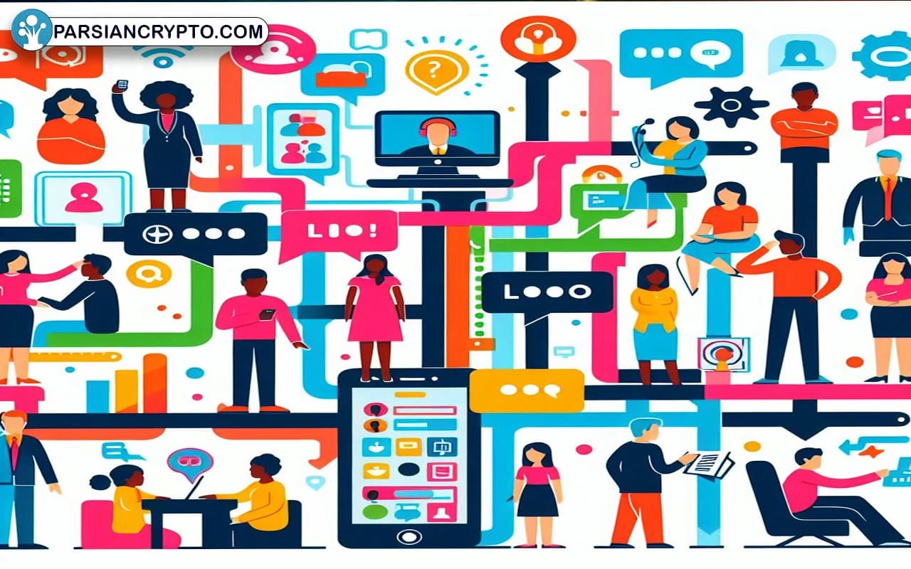 نحوه ارتباط کاربران با یکدیگر در DEXها