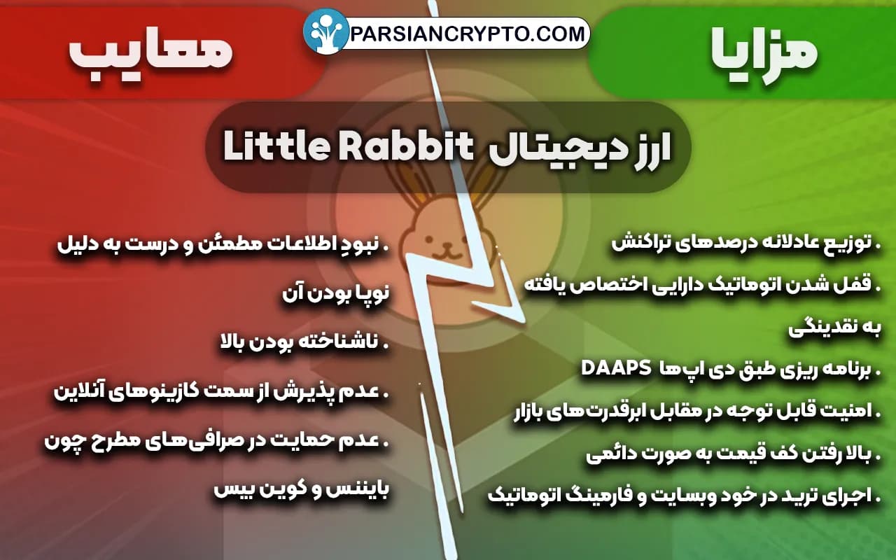 مزایا و معایب ارز دیجیتال Little Rabbit