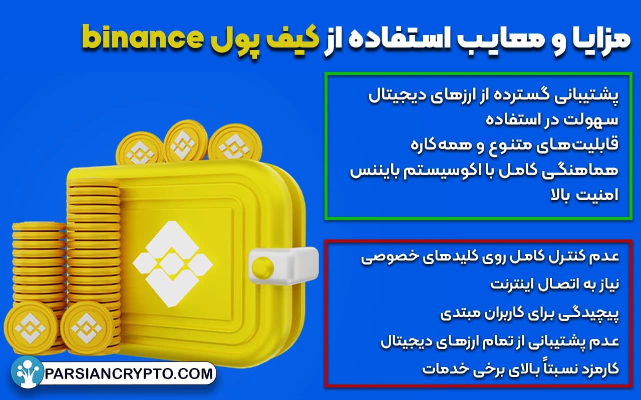 مزایا و معایب استفاده از کیف پول binance