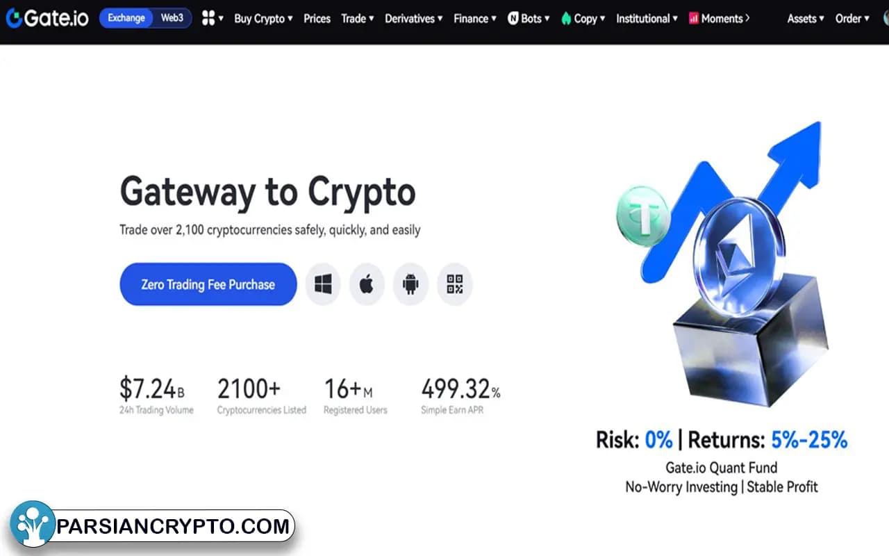 آموزش ثبت نام در صرافی Gate.io