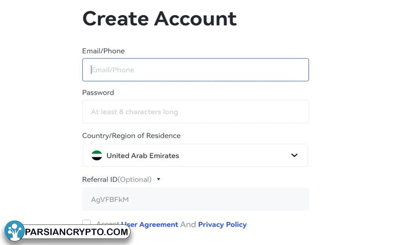 آموزش ثبت نام در صرافی Gate.io