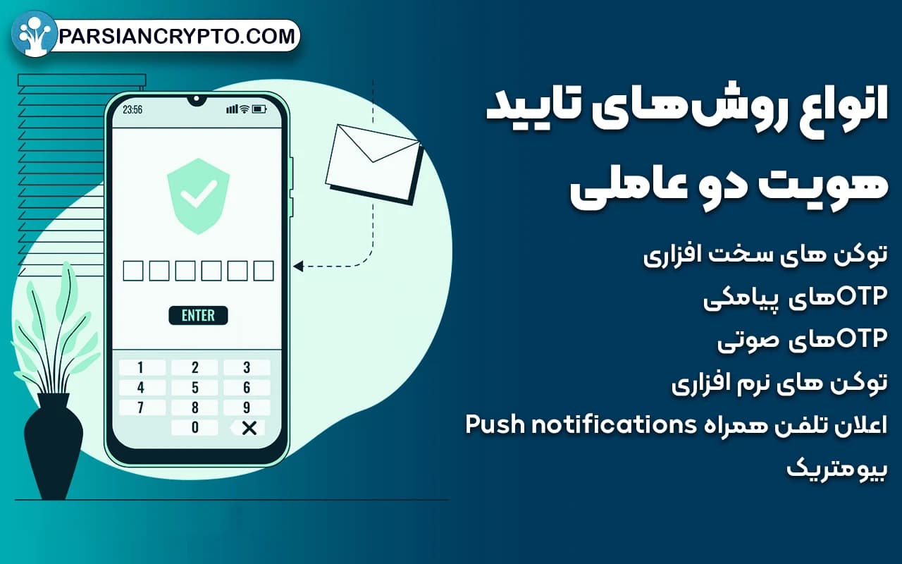 انواع روشهای تایید هویت دو عاملی؛