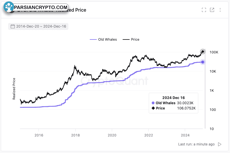قیمت واقعی نهنگهای قدیمی BTC