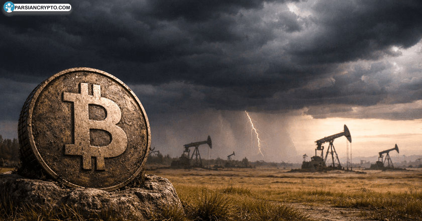 کاهش شدید بیت کوین تحت فشار نفت؛ آیا فدرال رزرو با افزایش قیمتها مواجه میشود؟ عکس